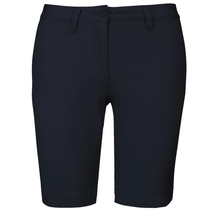 Bermuda chino femme Dark Navy