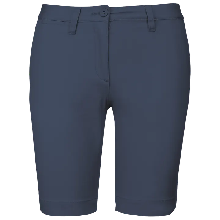 Bermuda chino femme Deep Blue