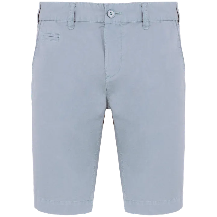Bermuda-Shorts für Herren im ausgewaschenen Look Washed Smoky Blue
