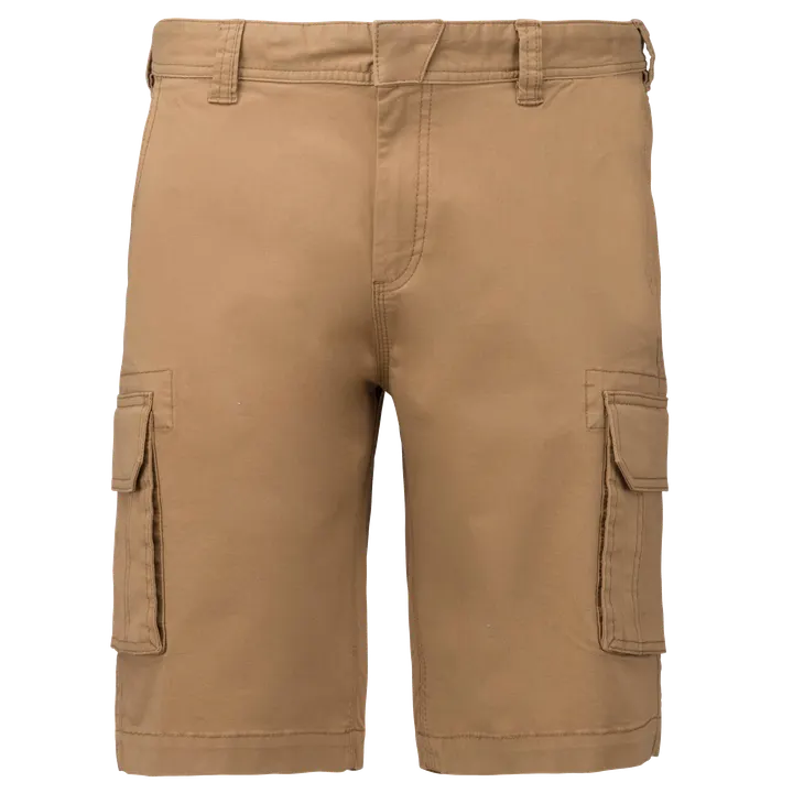 Bermuda multipoches homme Camel