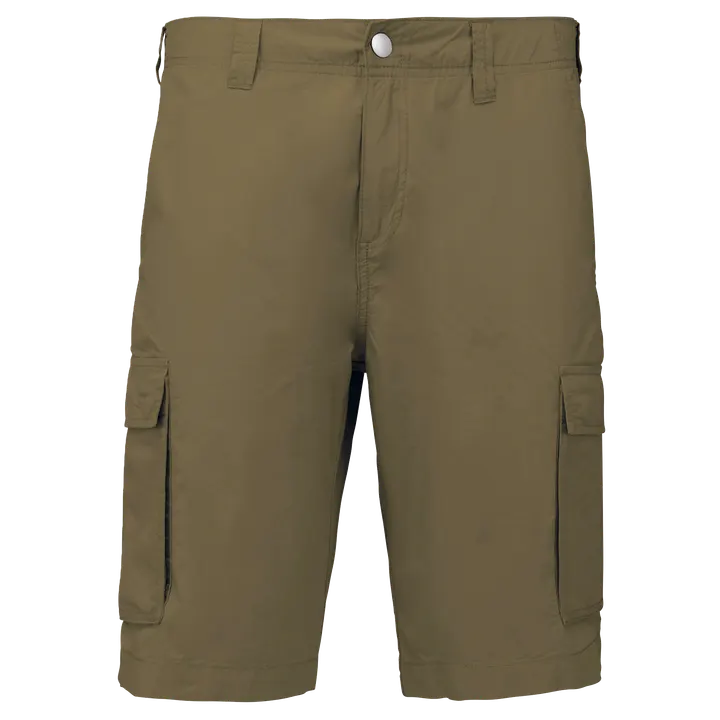 Bermuda léger multipoches homme Light khaki