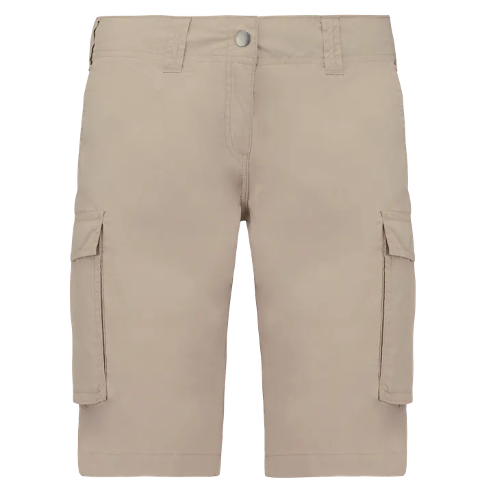 Leichte Bermuda-Hosen Beige
