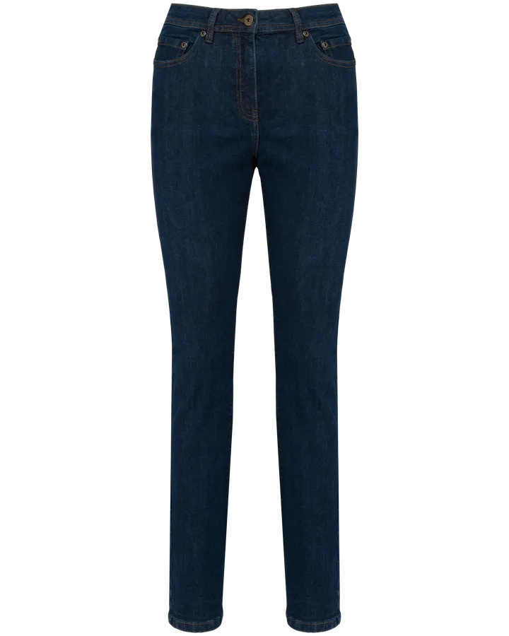 Damen Basic Jeanshose Blue Rinse