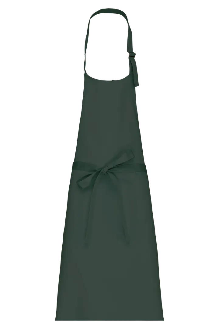 Tablier polycoton sans poche Bottle Green