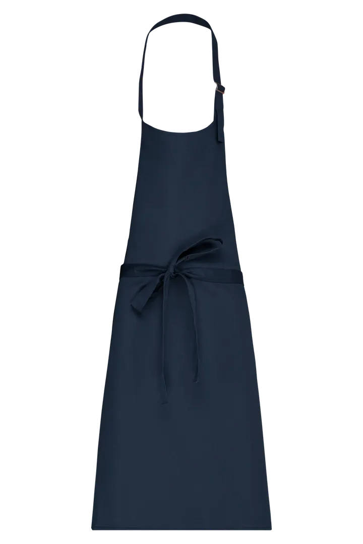 Tablier polycoton sans poche Navy