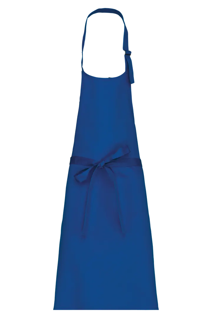 Tablier polycoton sans poche Royal Blue