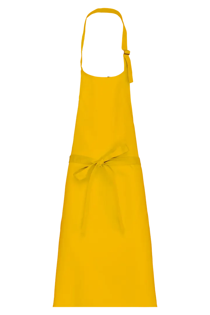 Tablier polycoton sans poche Yellow
