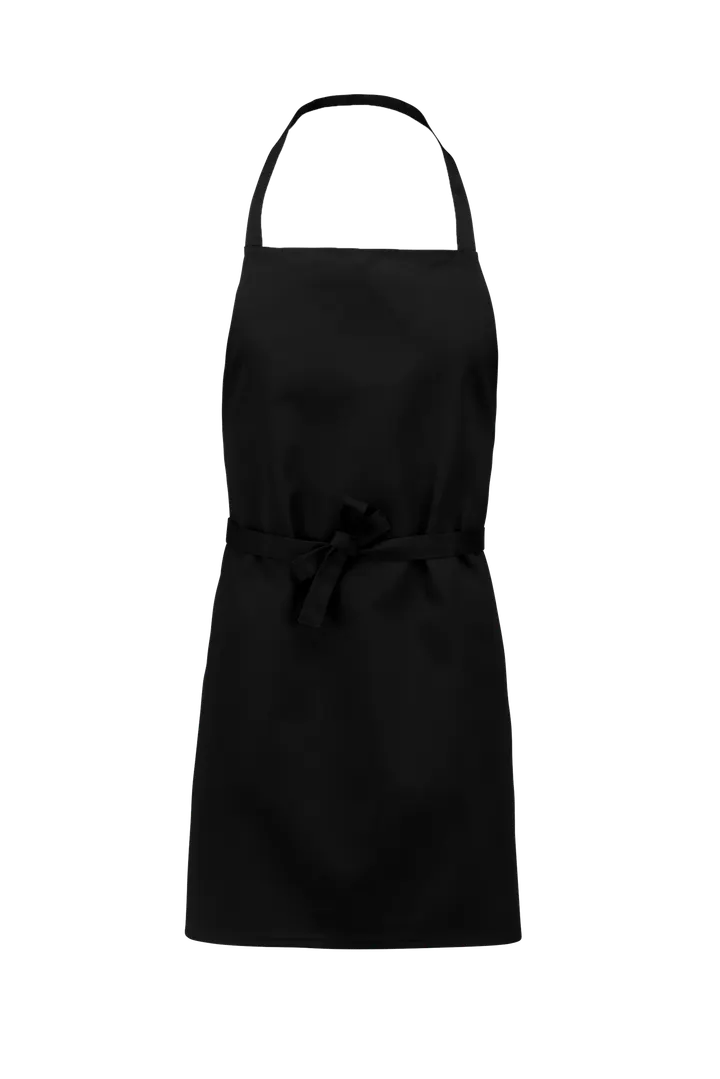 Tablier polycoton léger Black