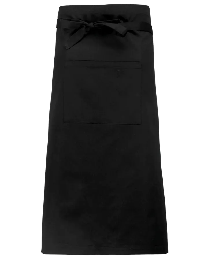 Extra lange Schürze Black