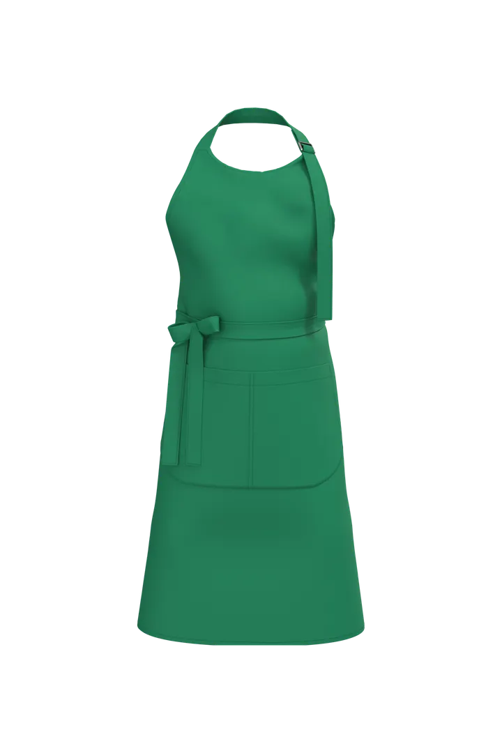 Bio-Baumwolle Schürze mit Tasche Green Field