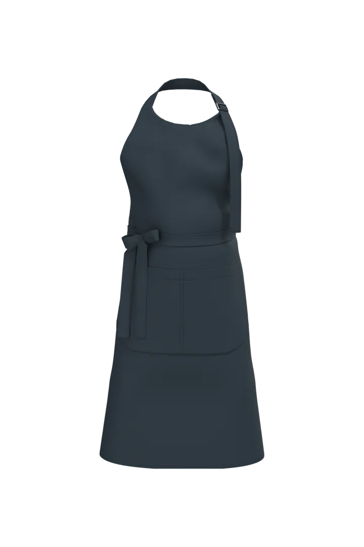 Bio-Baumwolle Schürze mit Tasche Navy