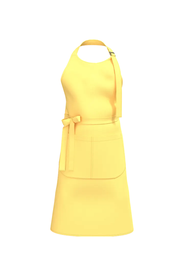 Bio-Baumwolle Schürze mit Tasche Pineapple