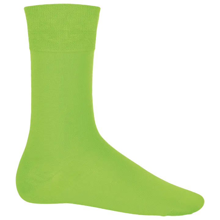 Chaussettes de ville coton Lime