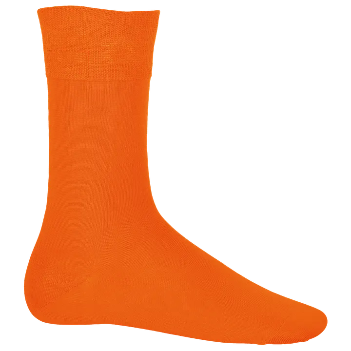 Chaussettes de ville coton Orange