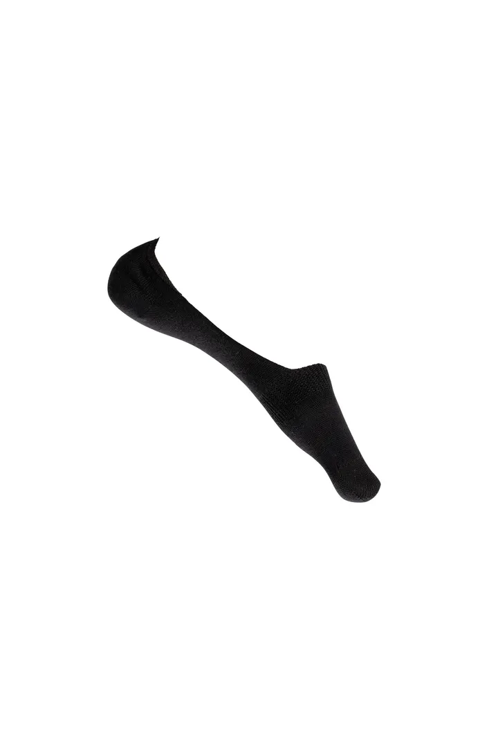 Unsichtbare Halbsocken Black