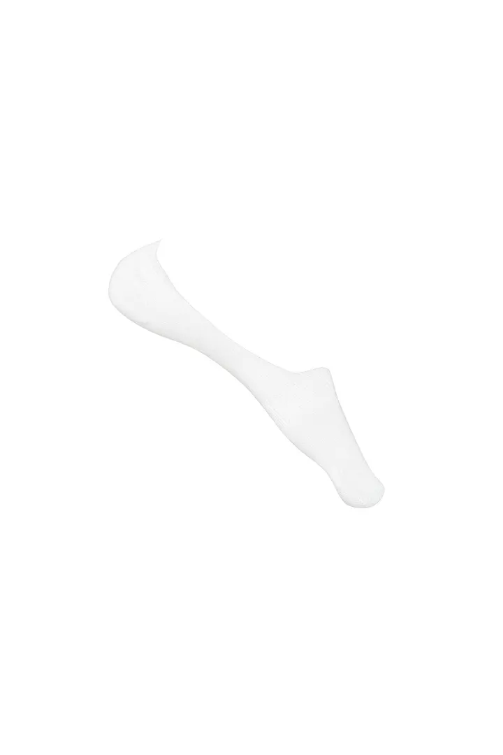 Unsichtbare Halbsocken White