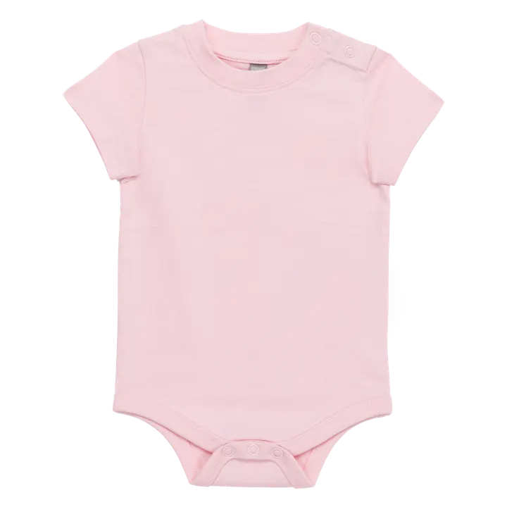 Body manches courtes bébé Pale Pink