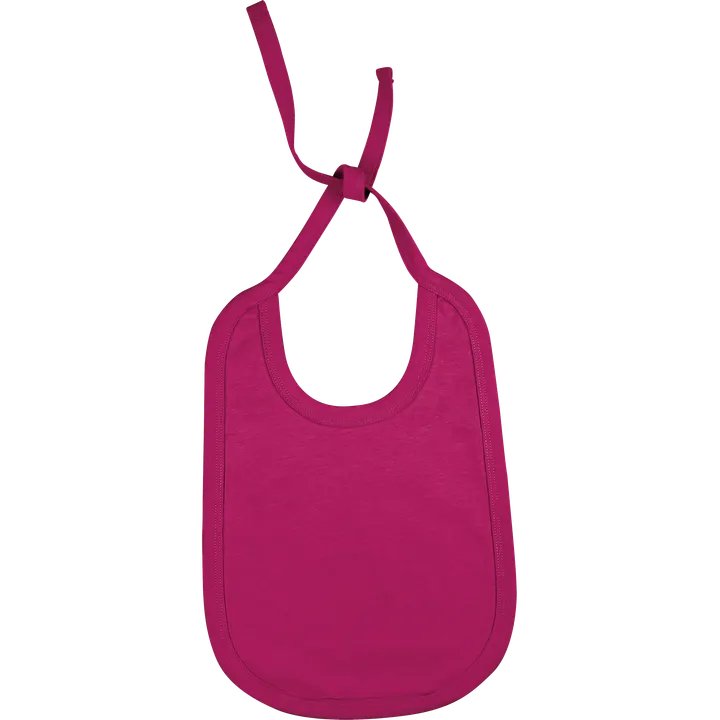 Bavoir coton bébé Fuchsia
