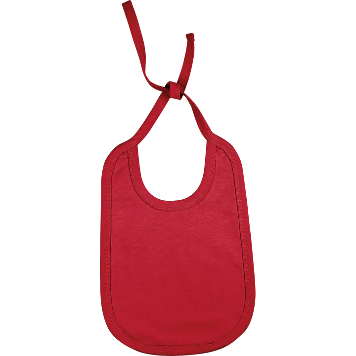 Bavoir coton bébé Red