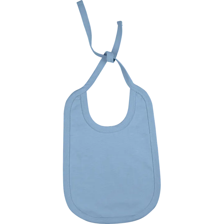 Bavoir coton bébé Sky Blue