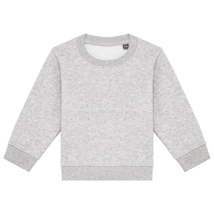 Umweltfreundliches Sweatshirt für Babys Oxford Grey