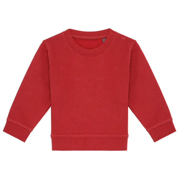 Umweltfreundliches Sweatshirt für Babys Terracotta Red