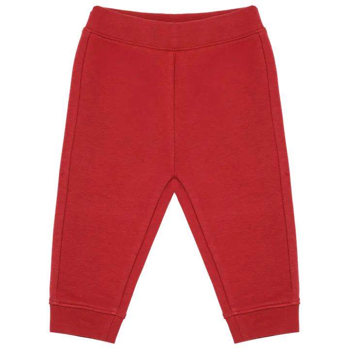 Umweltfreundliche Molton-Hose für Babys Terracotta Red