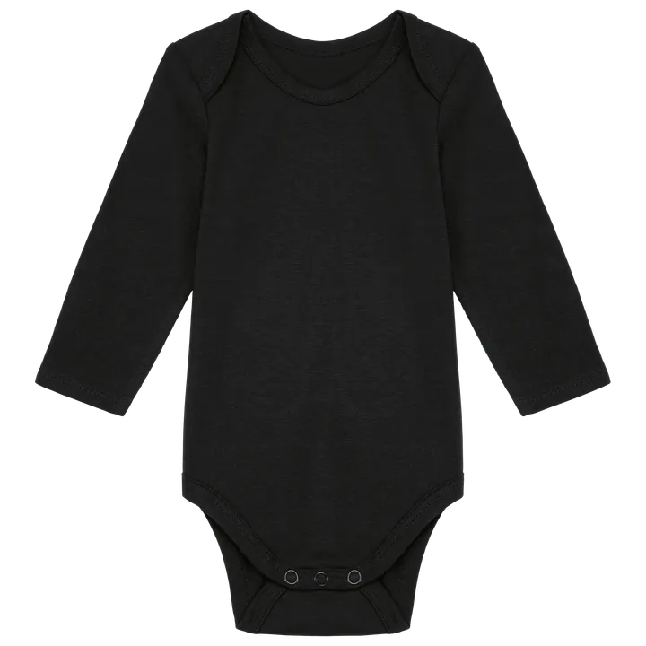 Body coton bio bébé Black