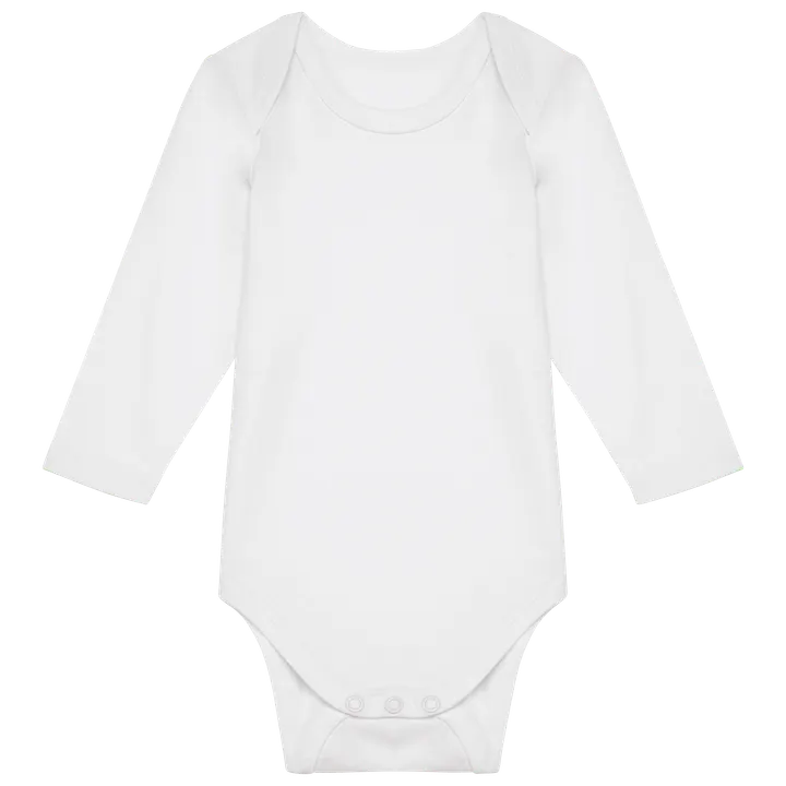 Body coton bio bébé White