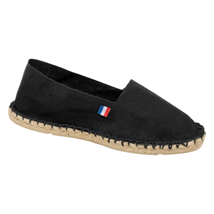 Espadrilles unisexe Made in France Black
