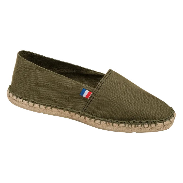Espadrilles unisexe Made in France Light khaki