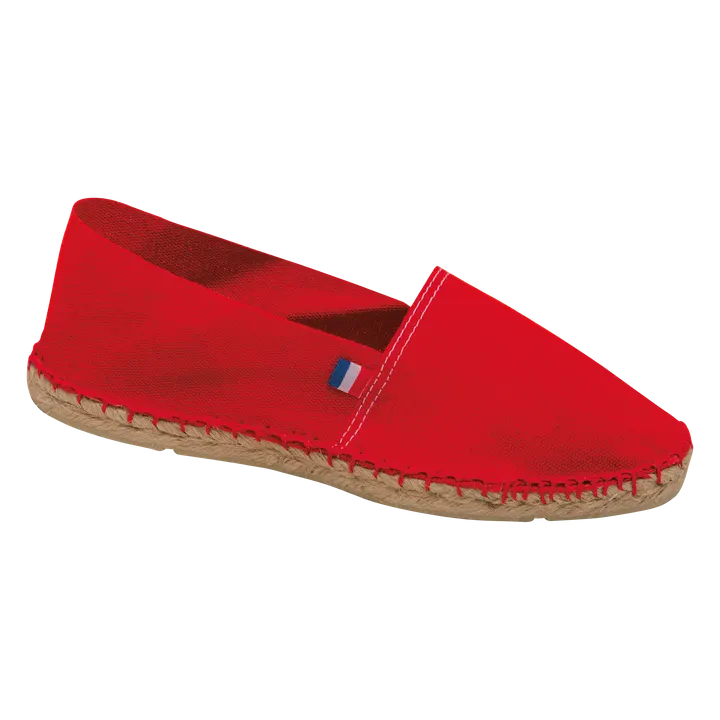 Espadrilles unisexe Made in France Red