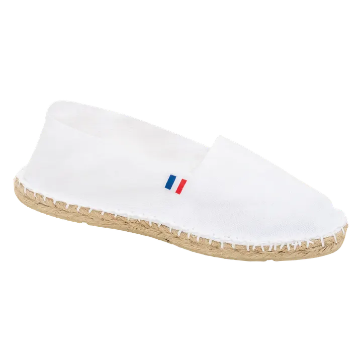 Espadrilles unisexe Made in France White