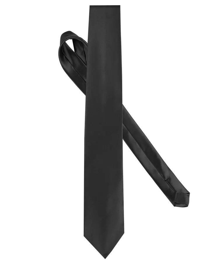 Cravate satinée Black