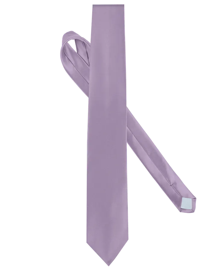 Cravate satinée Lilas