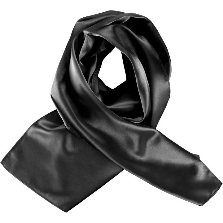 Foulard satiné Black