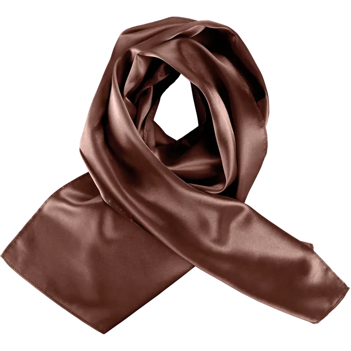 Foulard satiné Chocolate