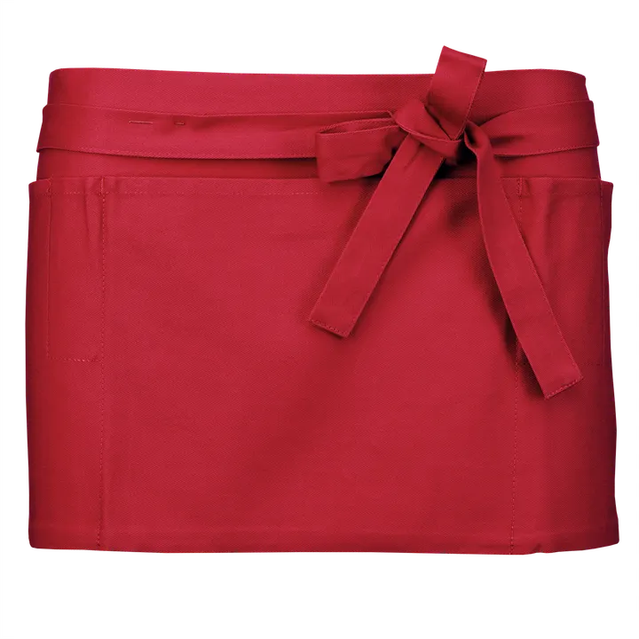 Barschürze kurz Red