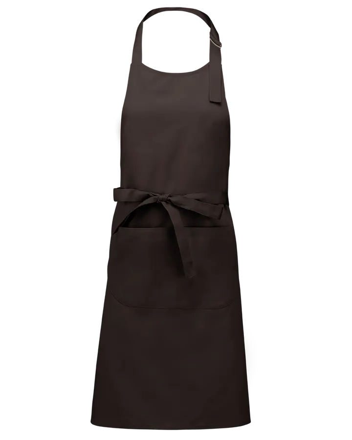 Tablier polycoton avec poche Chocolate