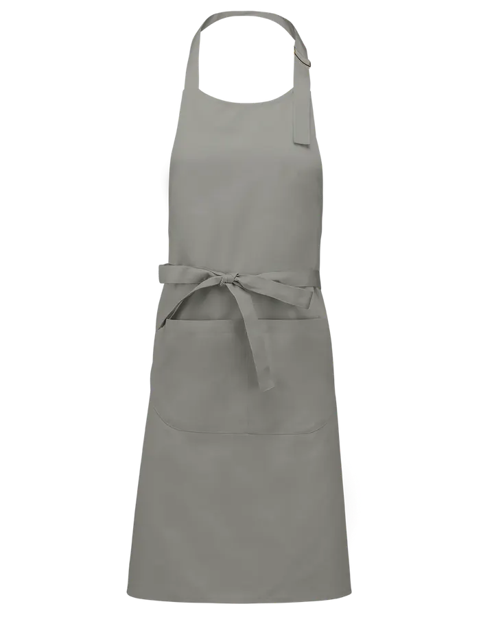 Tablier polycoton avec poche Light Grey