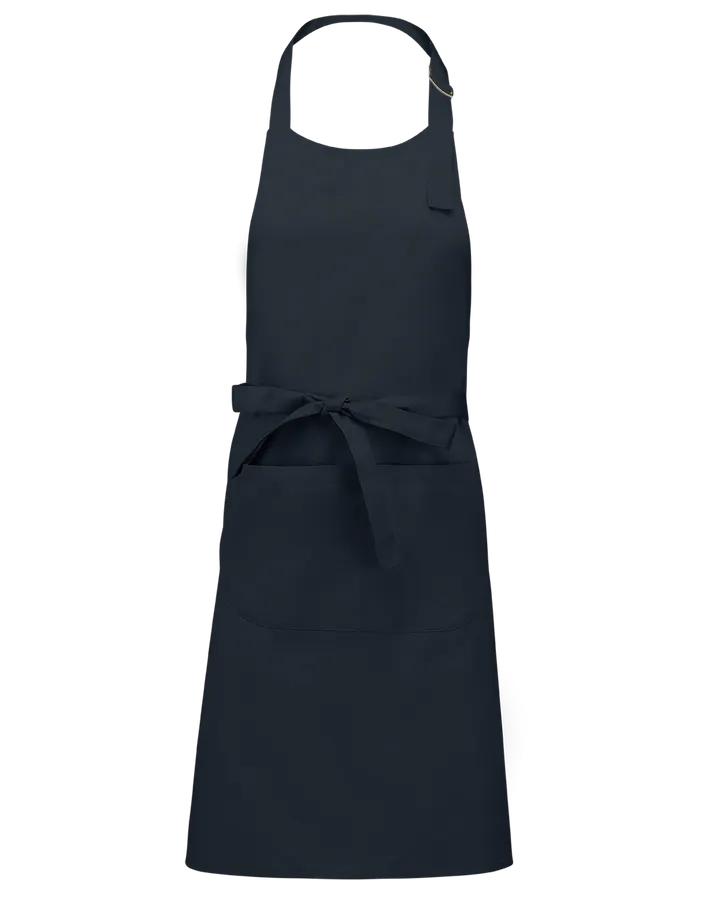 Tablier polycoton avec poche Navy