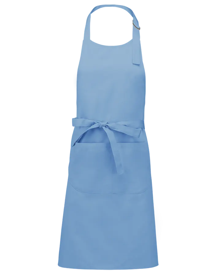 Tablier polycoton avec poche Sky Blue