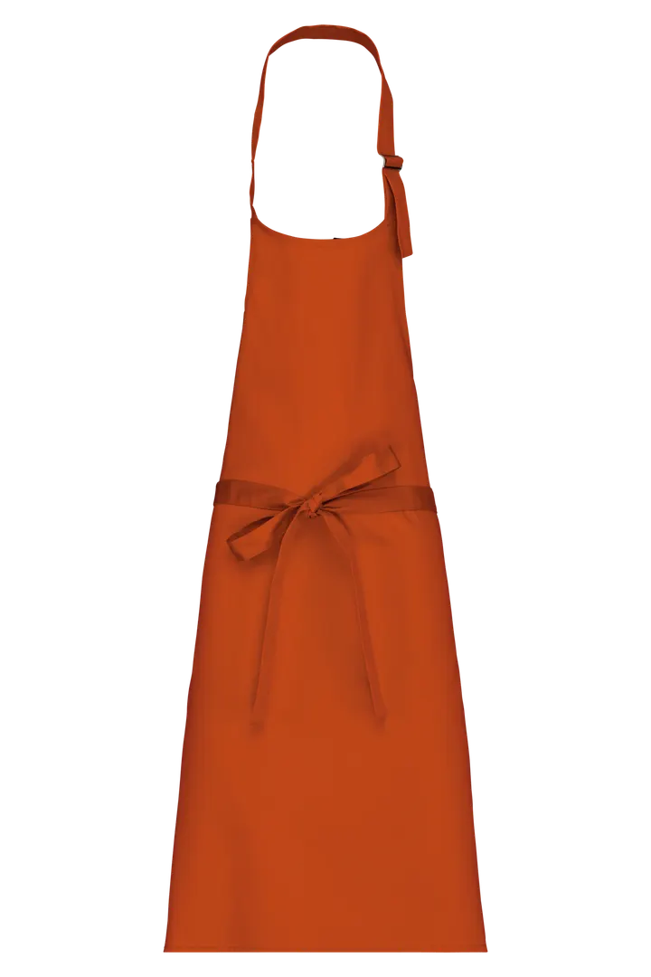 Baumwollschürze ohne Tasche Burnt Orange