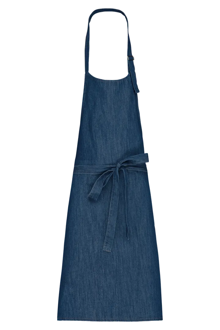 Baumwollschürze ohne Tasche Denim