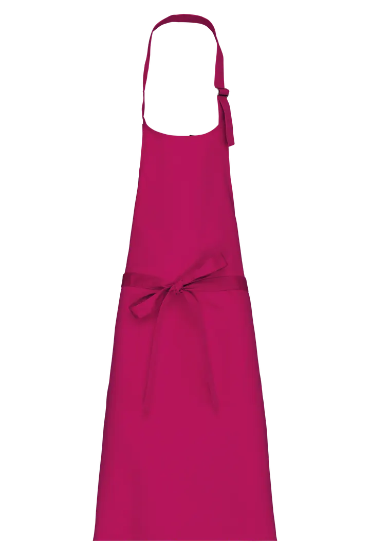 Baumwollschürze ohne Tasche Fuchsia