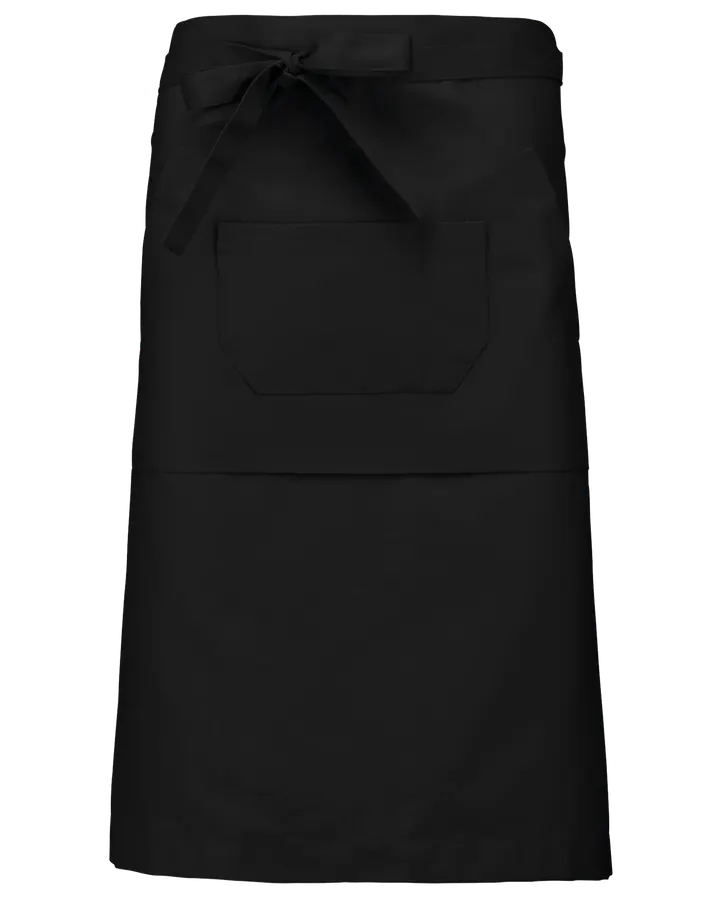 Tablier polycoton long Black