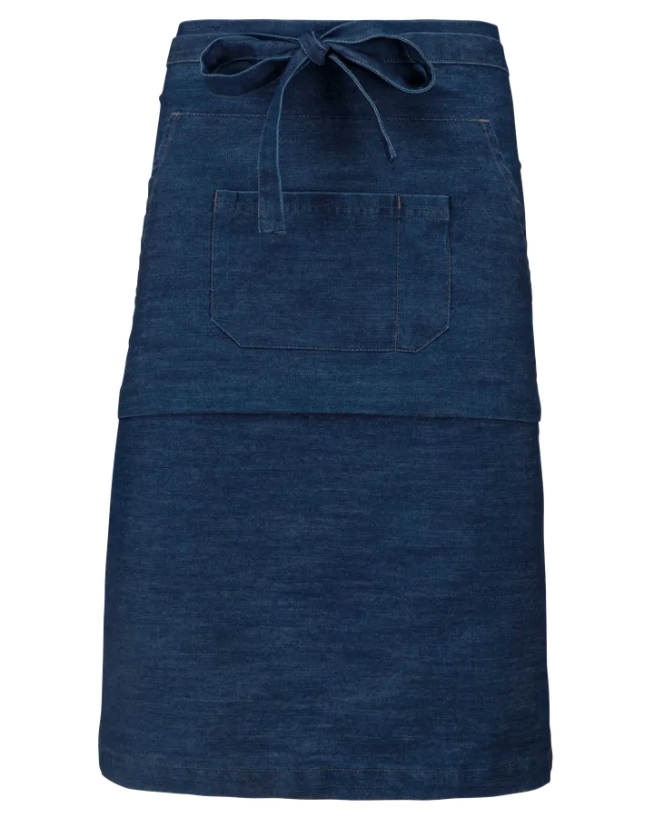 Tablier polycoton long Denim