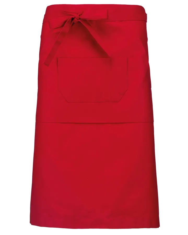 Tablier polycoton long Red