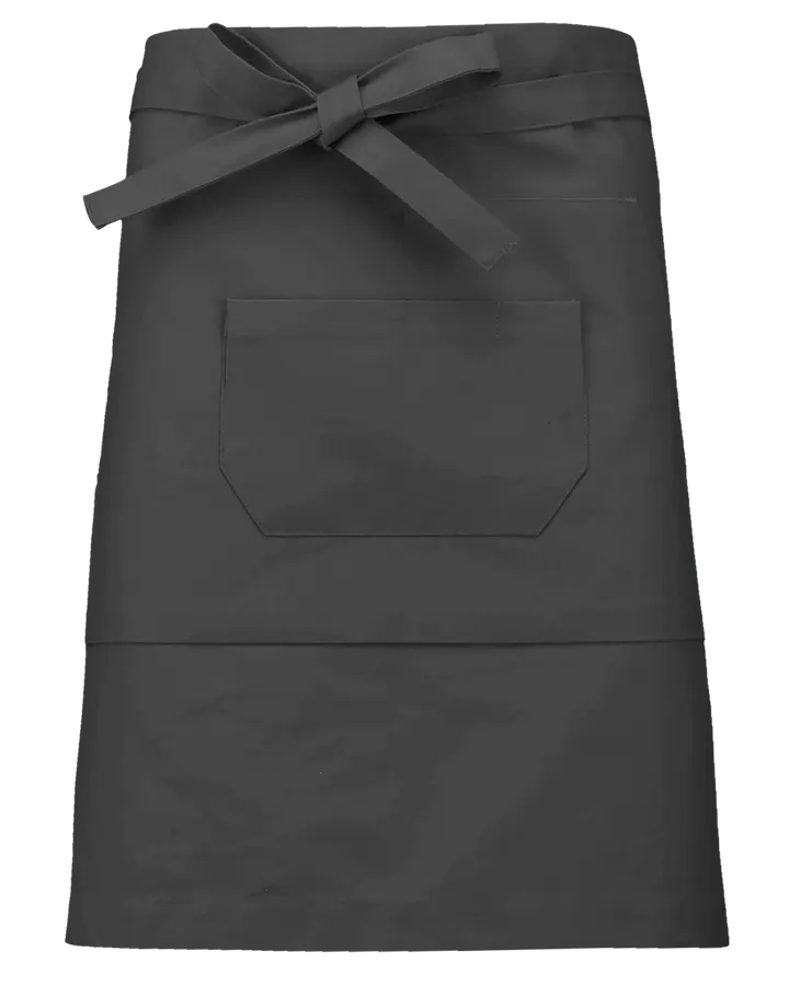 Mittellange Schürze Dark Grey