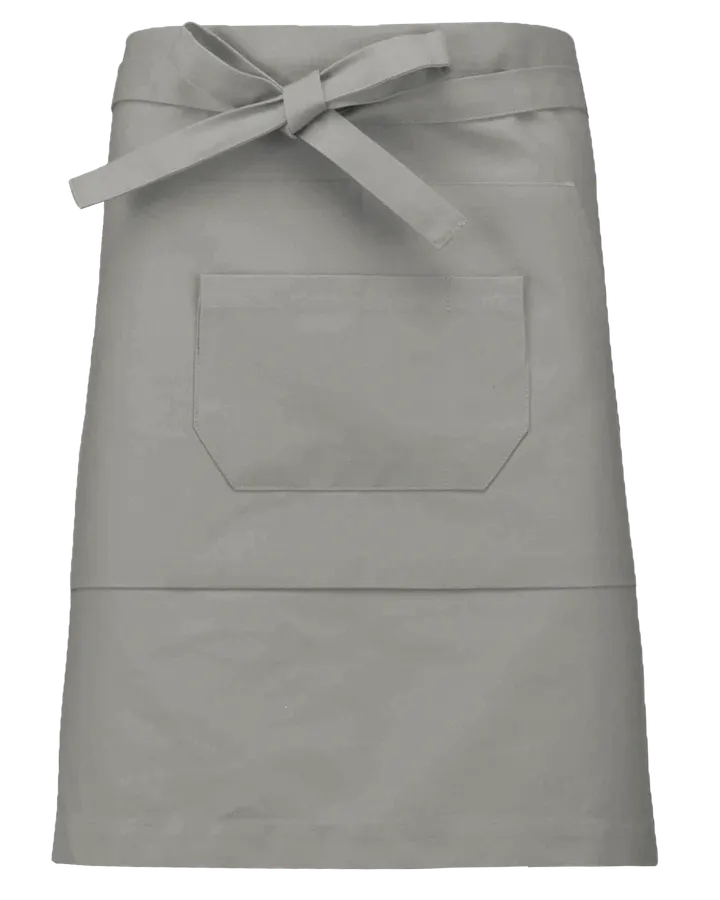 Mittellange Schürze Light Grey